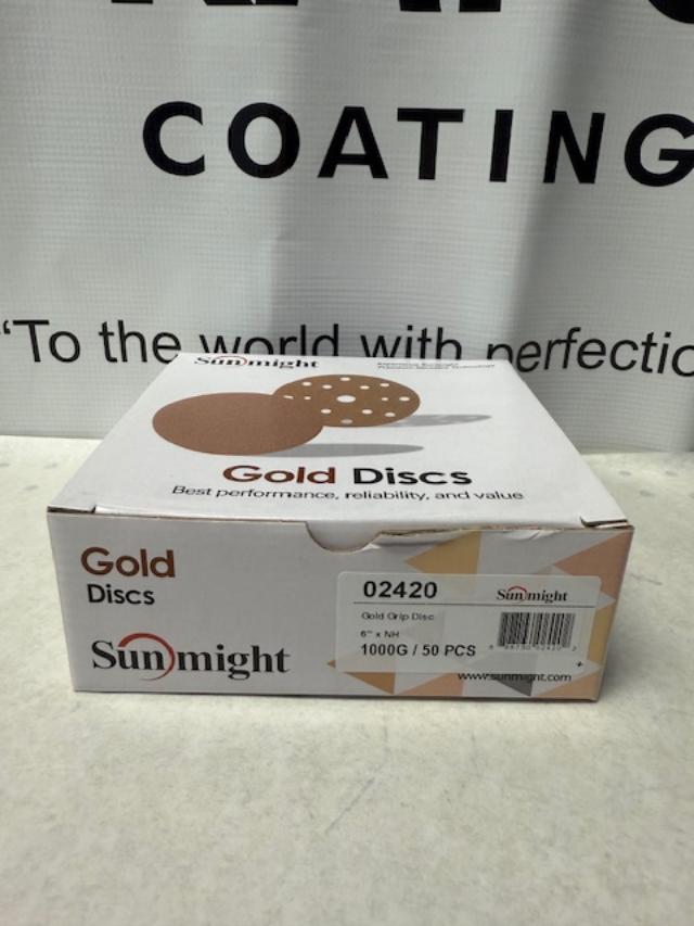 Sunmight 1000g sandpaper velcro gold