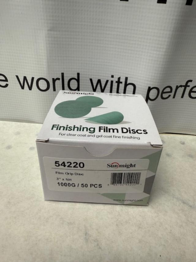 Sunmight 1000g sandpaper velcro disc green 3inch
