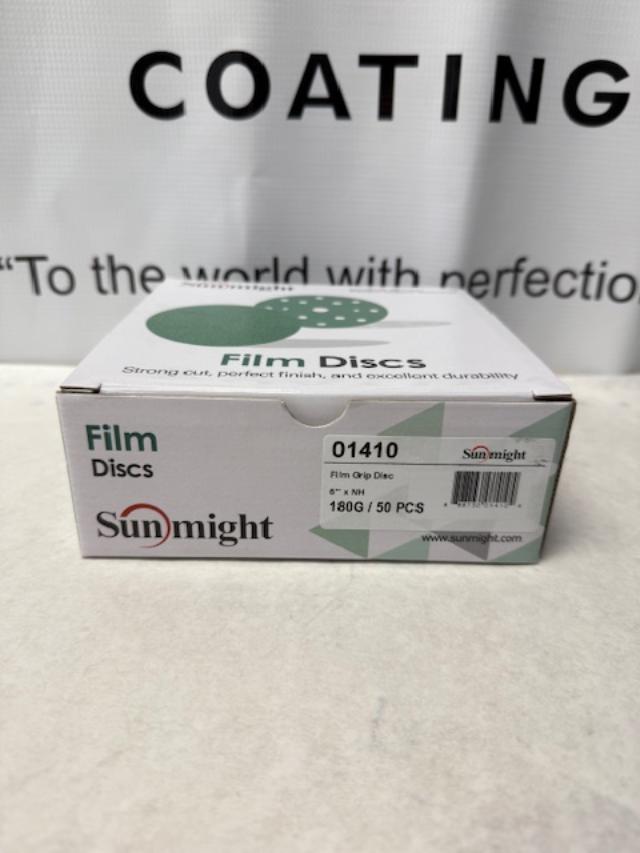 Sunmight 180g sandpaper velcro disc green