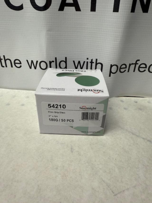 Sunmight 180g sandpaper velcro disc green 3inch