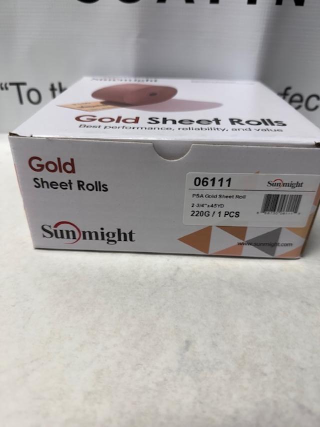 Sunmight 220g continuous roll gold