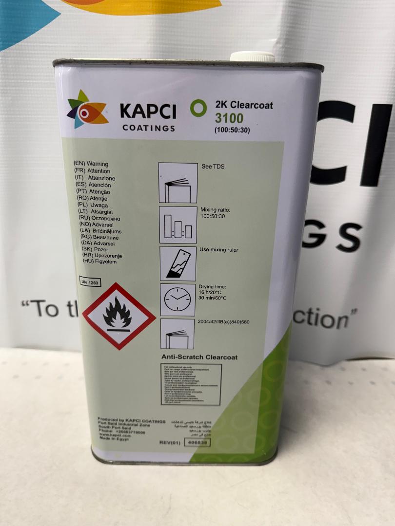 Kapci 3100 clear coat 2K