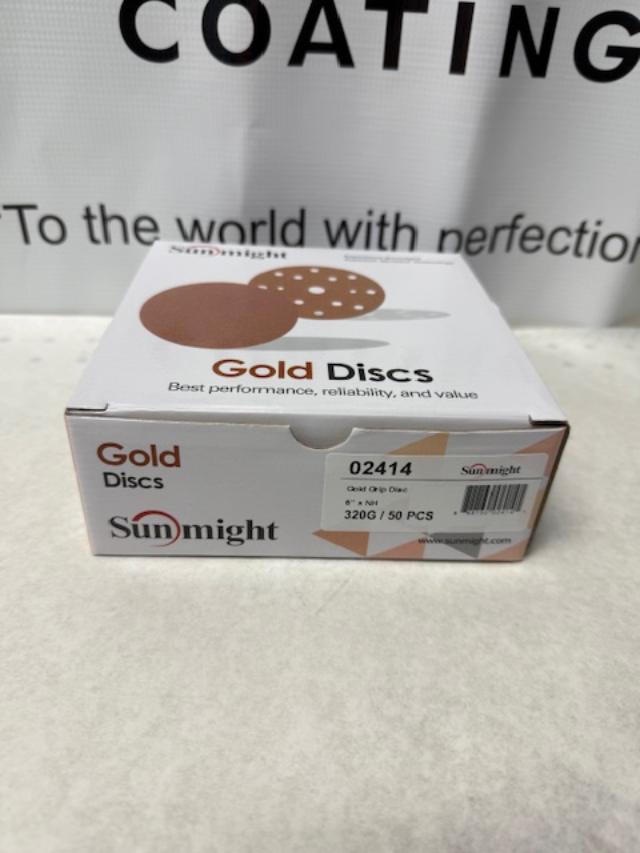 Sunmight 320g sandpaper velcro gold