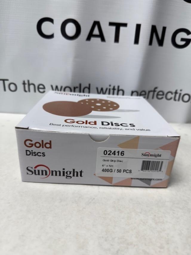 Sunmight 400g sandpaper velcro gold