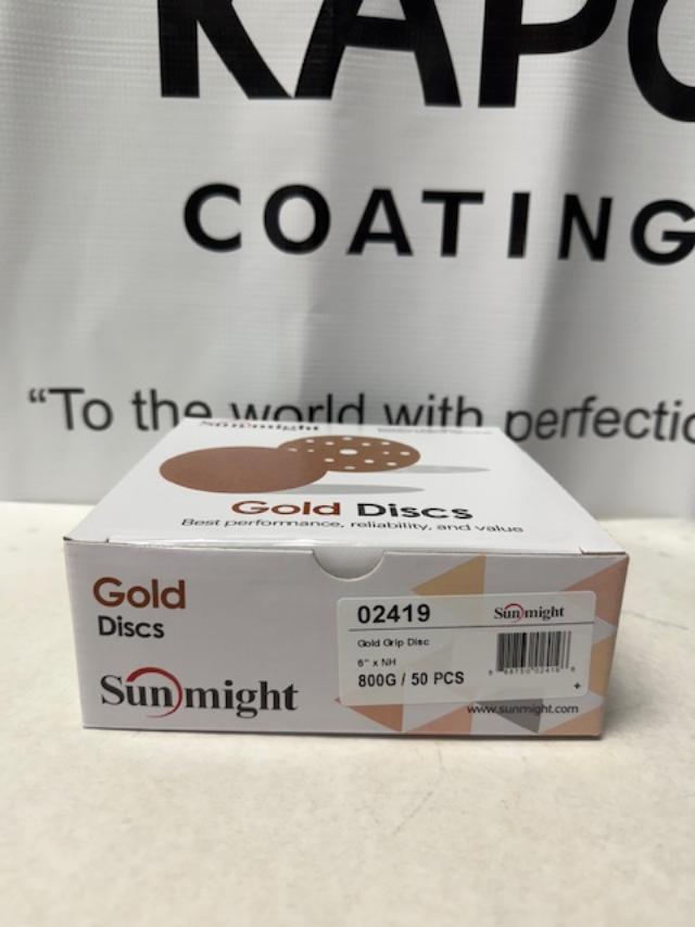 Sunmight 800g sandpaper velcro gold