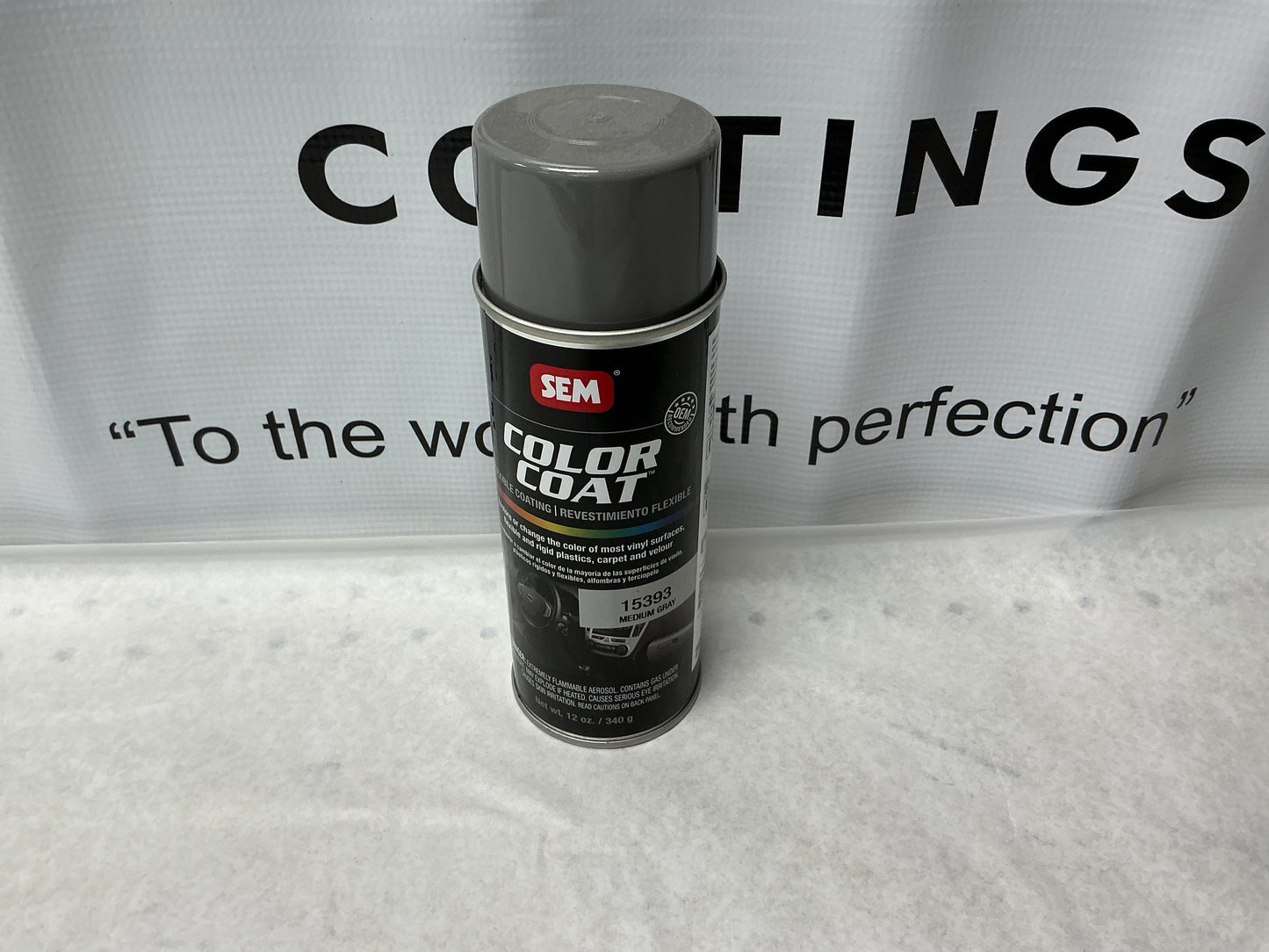 SEM Color coat medium gray