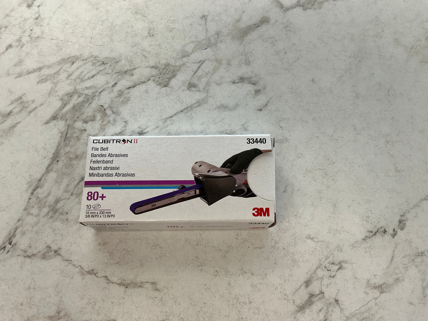 3M File belt 80 10mmx330mm
