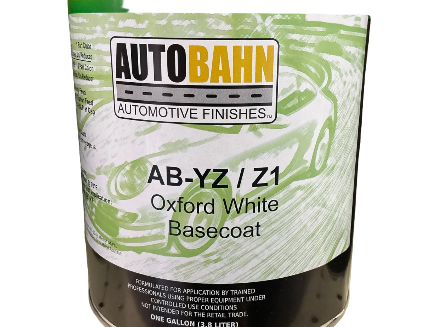 Autobahn Oxford White basecoat gallon
