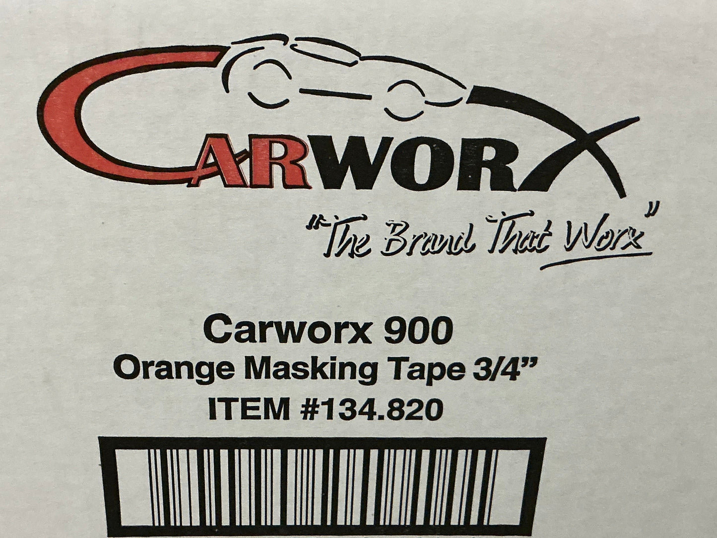Carworx 3/4 masking tape orange BOX