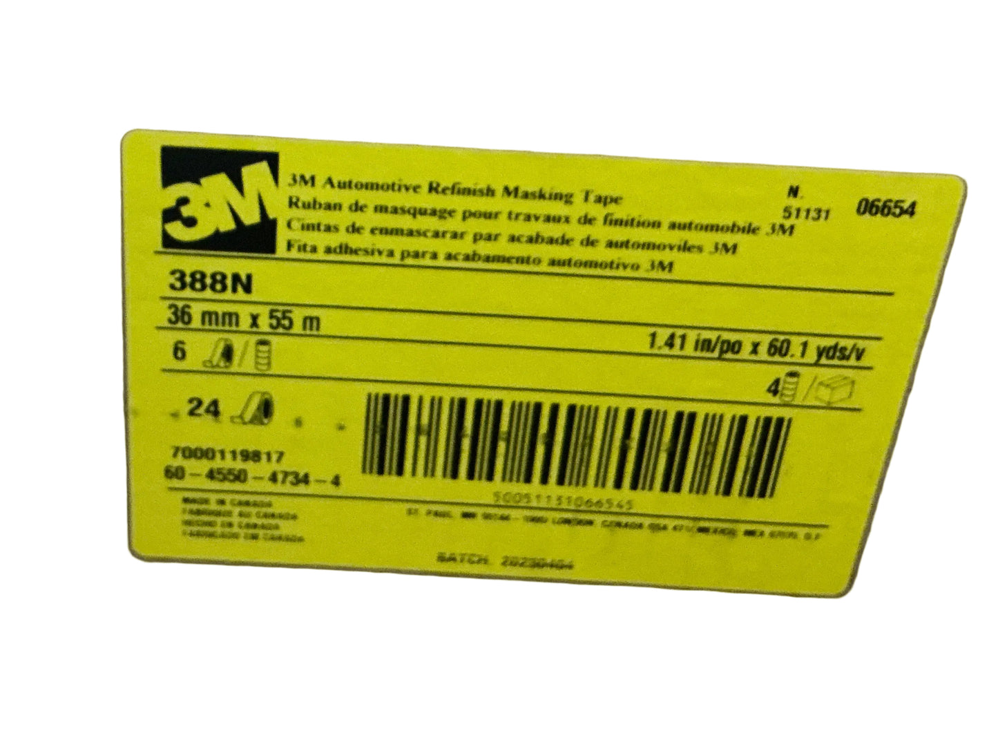 3M 1.5 yellow tape BOX
