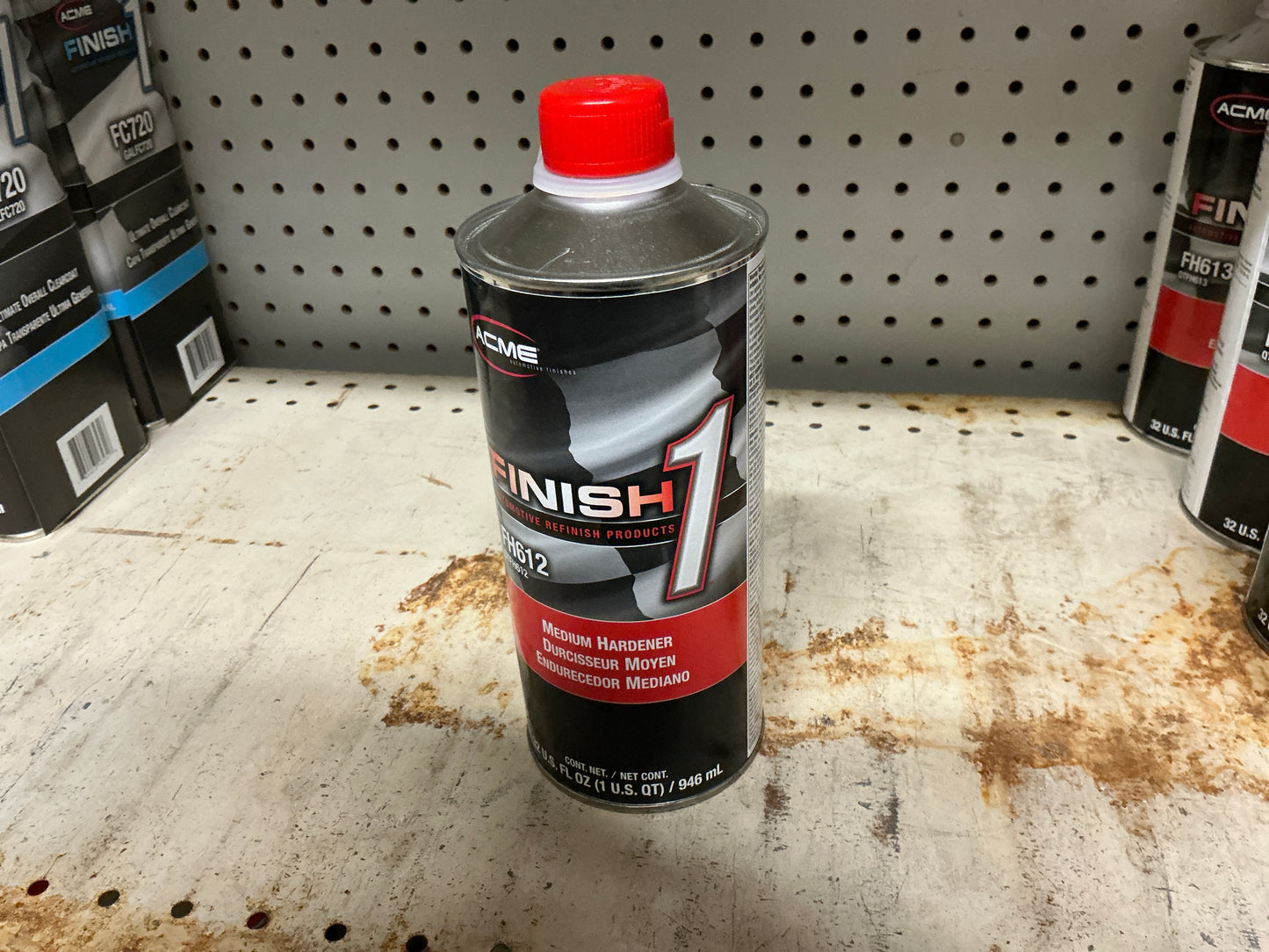 Finish medium hardener