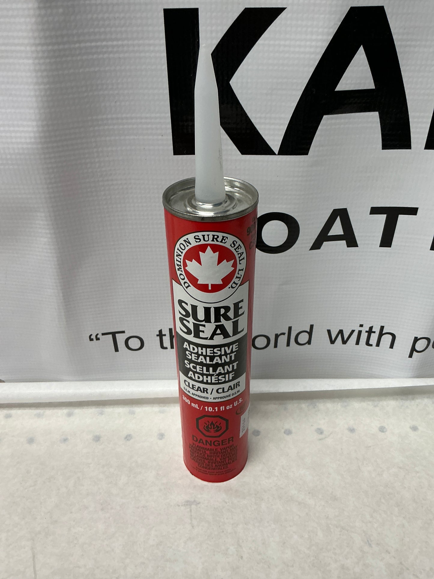 Dominion Sure Seal Adhesive Sealant CLEAR