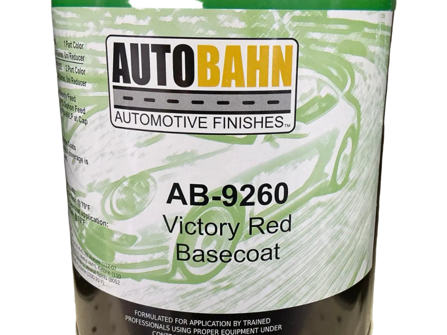 Autobahn victory red basecoat gallon