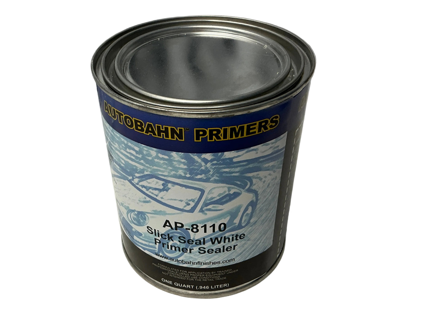 Autobahn Slick seal white primer sealer quart