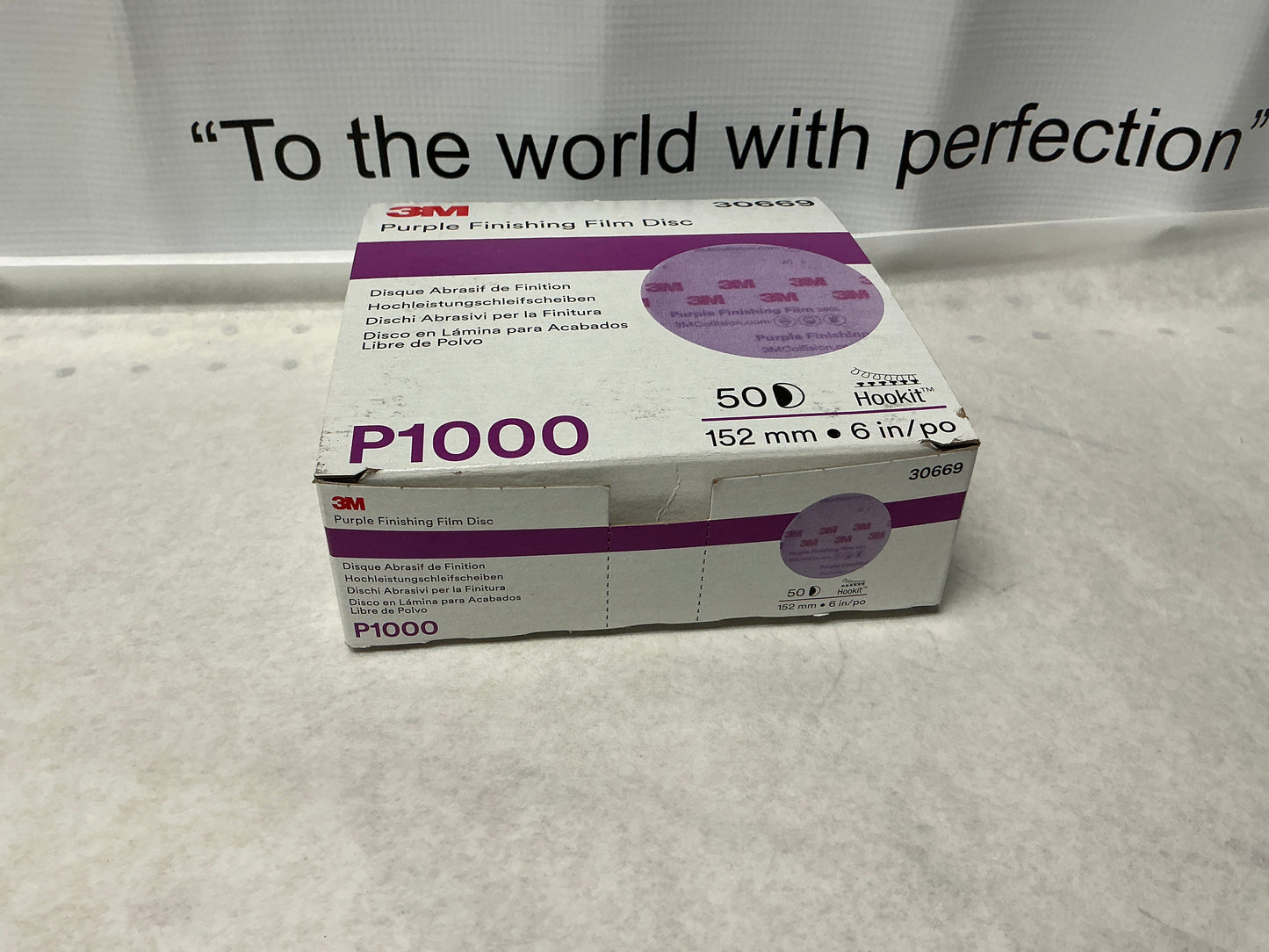 3M purple finishing film disc P1000