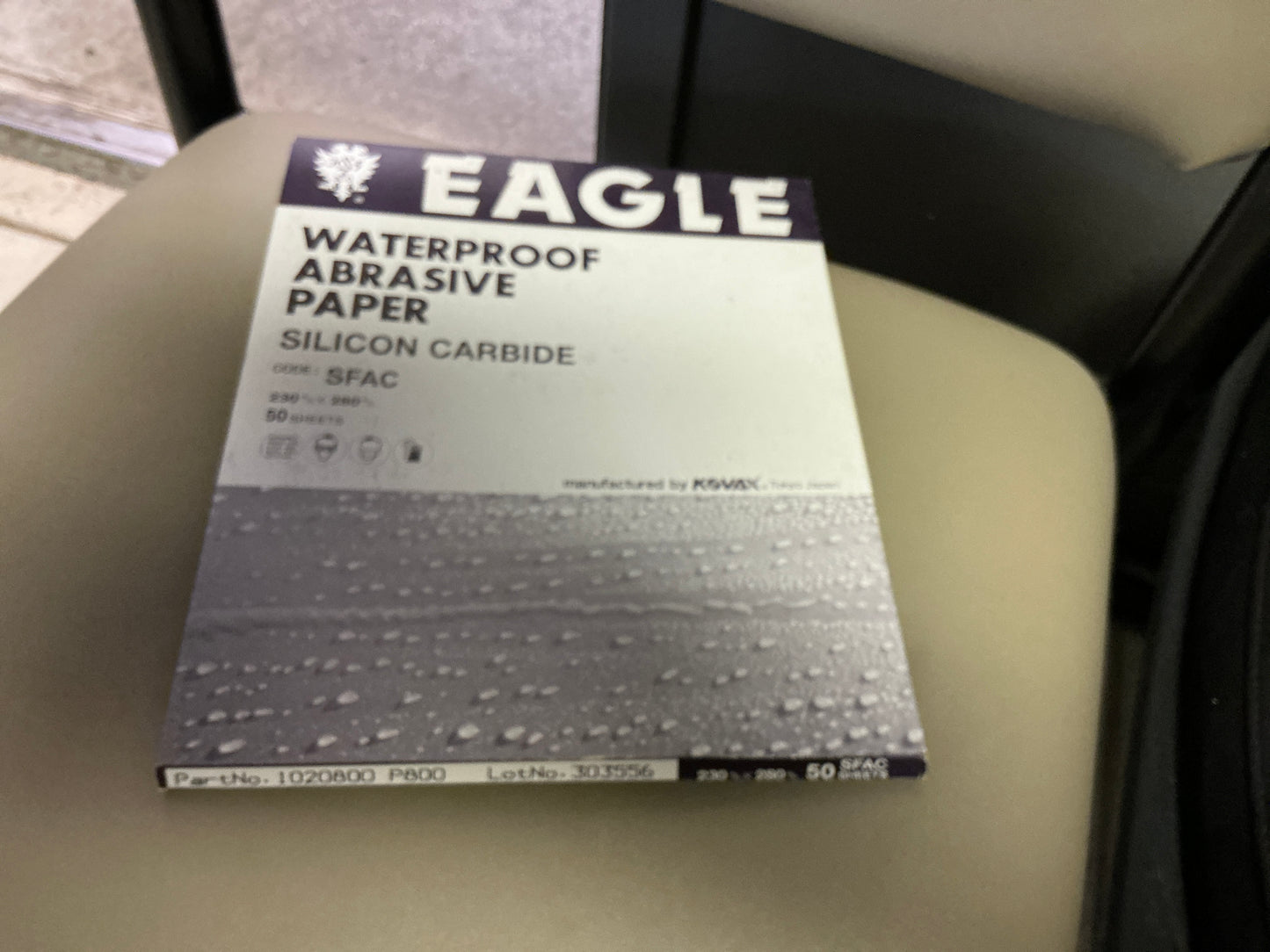 Eagle Sand paper waterproof abrasive P800