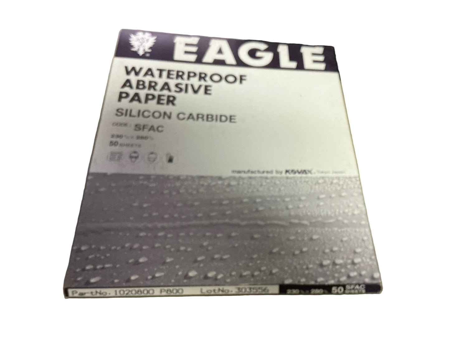 Eagle Sand paper waterproof abrasive P800