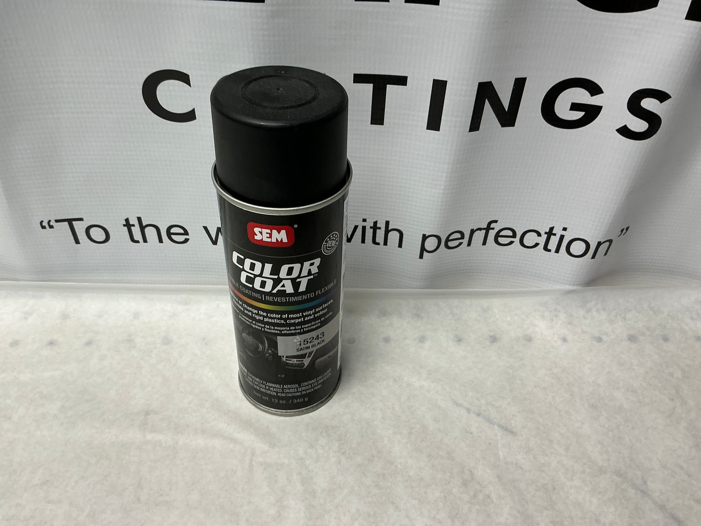 SEM Color Coat Satin Black