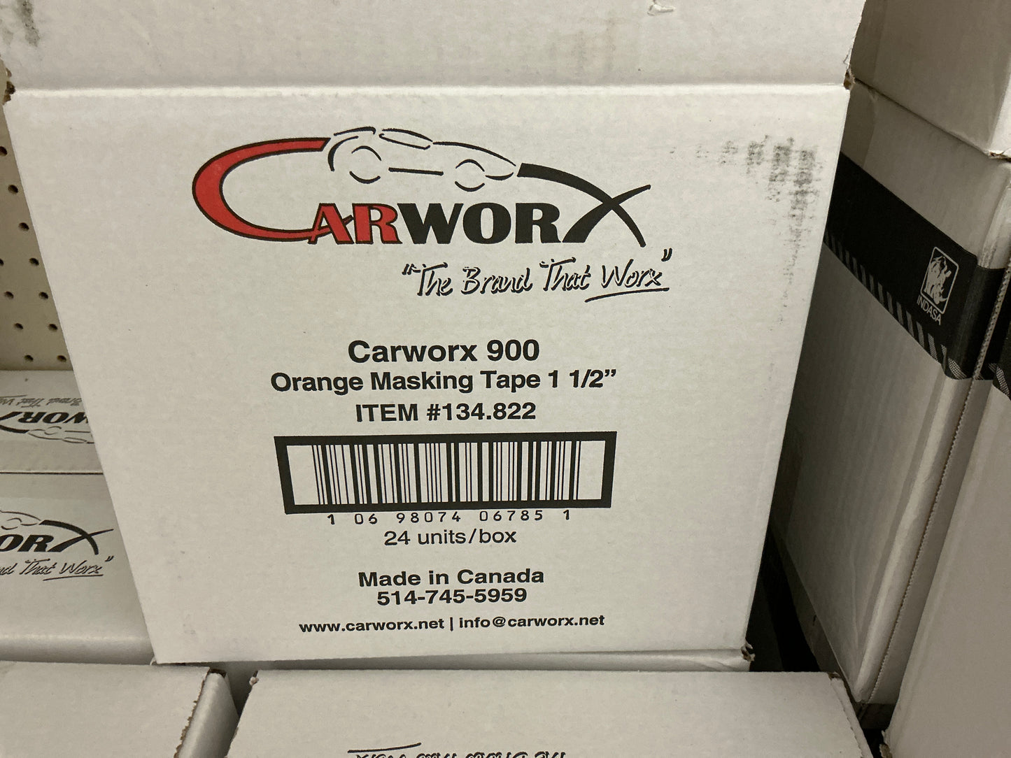 Carworx 1.5 orange masking tape BOX