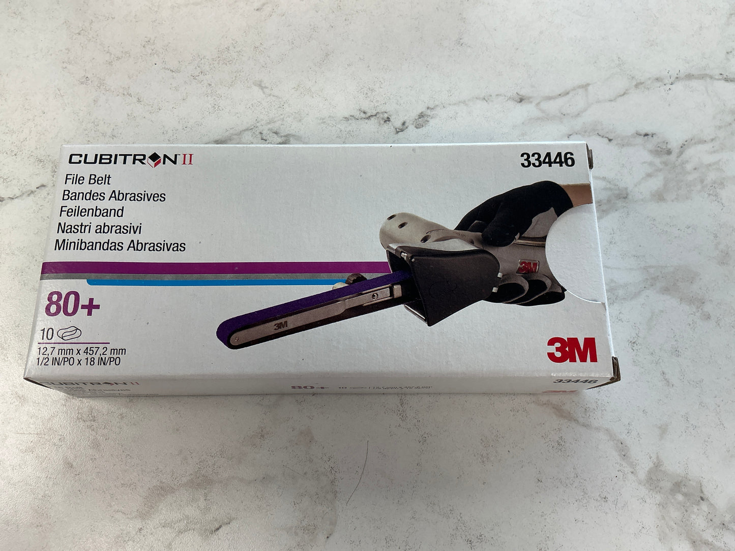 3M File belt 80 12.7mmx457.2mm