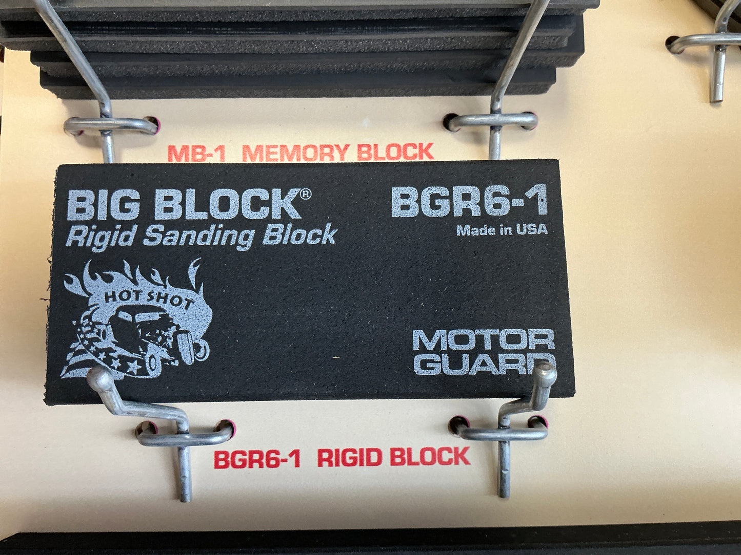 Motor Guard Rigid Sanding Block