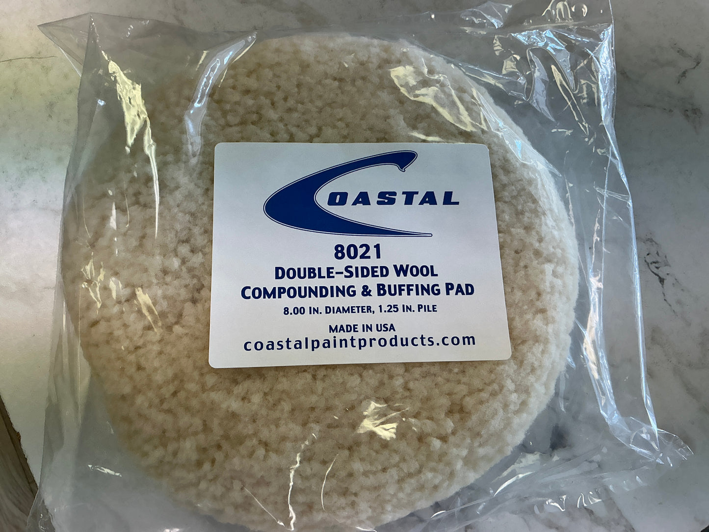 Coastal Double Sided Wool compounding & buffing pad