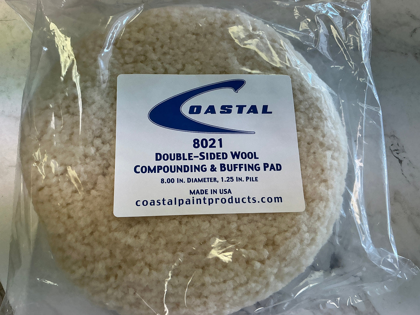 Coastal Double Sided Wool compounding & buffing pad