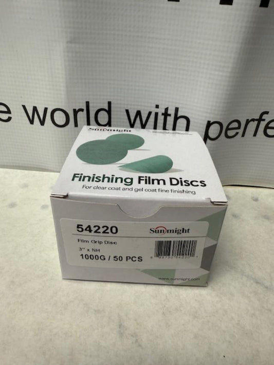 Sunmight 1000g sandpaper velcro disc green 3inch