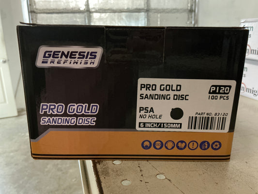 Genesis P120 Sanding Disc PSA