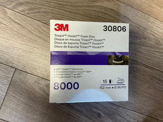 3M Trizact Hookit Foam Disc 8000