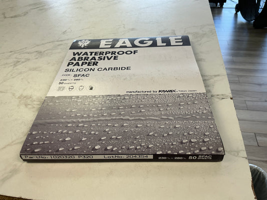 Eagle Sandpaper P320 Waterproof abrasive