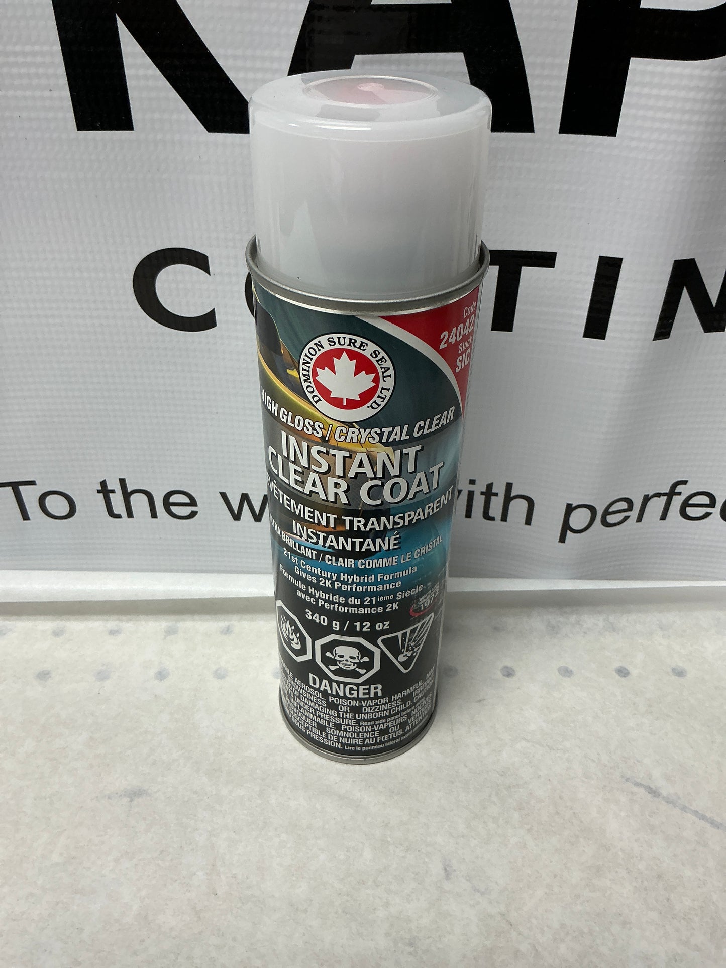 Dominion instant clear coat