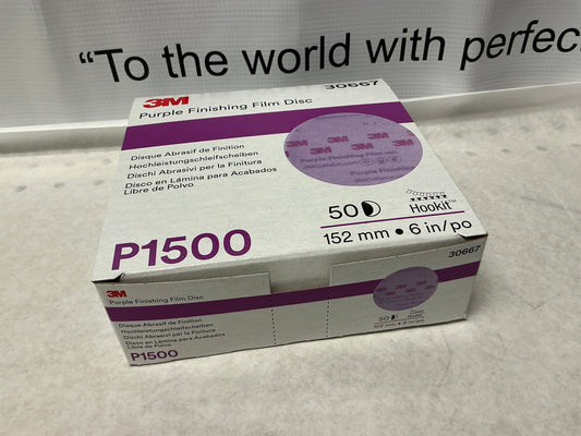 3M Purple finishing disc P1500