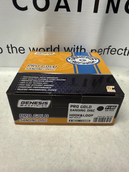 Genesis Pro Gold Velcro Sanding Disc P180