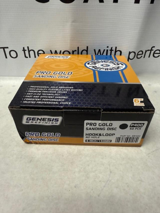 Genesis Pro Gold Velcro Sanding Disc P400