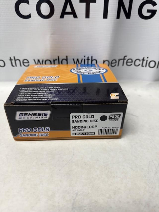 Genesis Pro Gold Velcro Sanding Disc P800