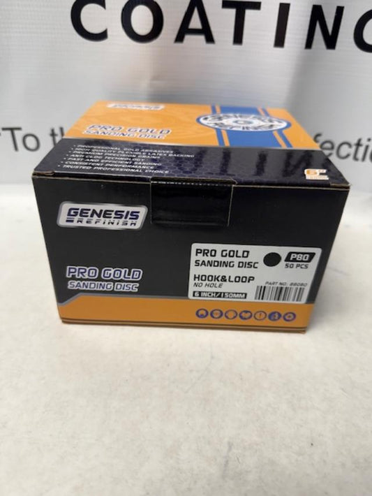 Genesis Pro Gold velcro Sanding Disc P80