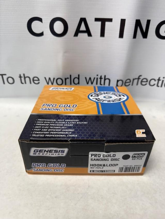Genesis Pro Gold Velcro Sanding Disc P600